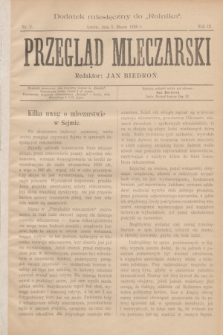 Przegląd Mleczarski : dodatek miesięczny do „Rolnika”. R.3, nr 2 (5 marca 1898)