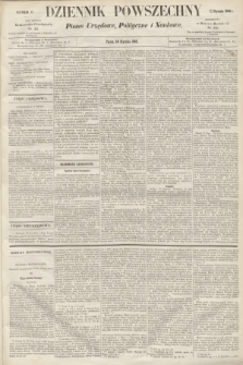 Dziennik Powszechny : Pismo Urzędowe, Polityczne i Naukowe. 1862, nr 17 (24 stycznia)