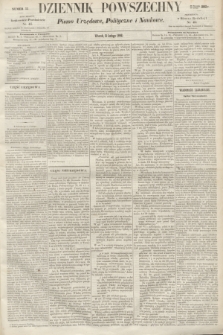 Dziennik Powszechny : Pismo Urzędowe, Polityczne i Naukowe. 1862, nr 32 (11 lutego)
