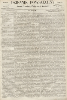 Dziennik Powszechny : Pismo Urzędowe, Polityczne i Naukowe. 1862, nr 39 (19 lutego)