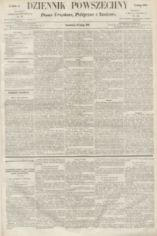 Dziennik Powszechny : Pismo Urzędowe, Polityczne i Naukowe. 1862, nr 43 (24 lutego)