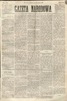 Gazeta Narodowa. 1872, nr 170