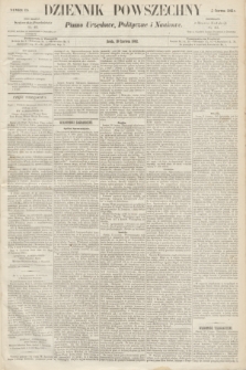 Dziennik Powszechny : Pismo Urzędowe, Polityczne i Naukowe. 1862, nr 135 (18 czerwca) + dod.