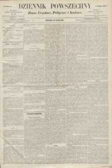 Dziennik Powszechny : Pismo Urzędowe, Polityczne i Naukowe. 1862, nr 144 (30 czerwca)