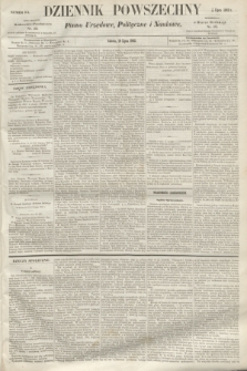 Dziennik Powszechny : Pismo Urzędowe, Polityczne i Naukowe. 1862, nr 161 (19 lipca)