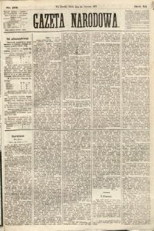 Gazeta Narodowa. 1872, nr 173