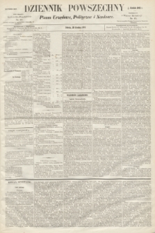 Dziennik Powszechny : Pismo Urzędowe, Polityczne i Naukowe. 1862, nr 287 (20 grudnia)