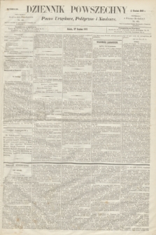 Dziennik Powszechny : Pismo Urzędowe, Polityczne i Naukowe. 1862, nr 291 (27 grudnia)