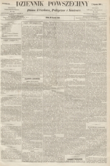 Dziennik Powszechny : Pismo Urzędowe, Polityczne i Naukowe. 1863, nr 22 (28 stycznia)