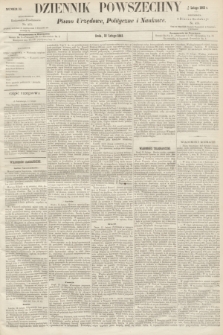 Dziennik Powszechny : Pismo Urzędowe, Polityczne i Naukowe. 1863, nr 39 (18 lutego)