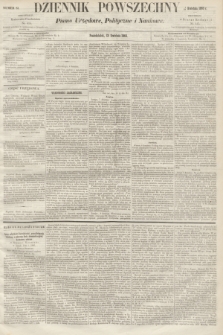 Dziennik Powszechny : Pismo Urzędowe, Polityczne i Naukowe. 1863, nr 83 (13 kwietnia)