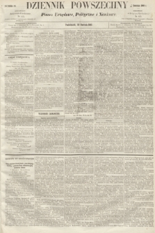 Dziennik Powszechny : Pismo Urzędowe, Polityczne i Naukowe. 1863, nr 89 (20 kwietnia)