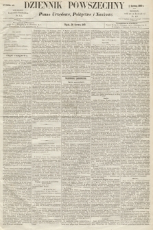 Dziennik Powszechny : Pismo Urzędowe, Polityczne i Naukowe. 1863, nr 143 (26 czerwca)