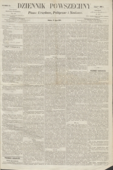 Dziennik Powszechny : Pismo Urzędowe, Polityczne i Naukowe. 1863, nr 155 (11 lipca)
