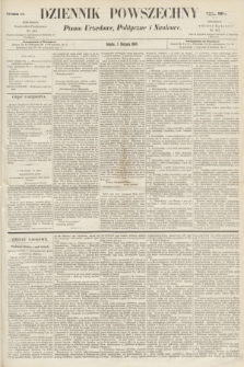 Dziennik Powszechny : Pismo Urzędowe, Polityczne i Naukowe. 1863, nr 173 (1 sierpnia)
