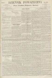 Dziennik Powszechny : Pismo Urzędowe, Polityczne i Naukowe. 1863, nr 177 (6 sierpnia)