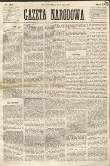 Gazeta Narodowa. 1872, nr 185