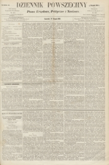 Dziennik Powszechny : Pismo Urzędowe, Polityczne i Naukowe. 1863, nr 183 (13 sierpnia)
