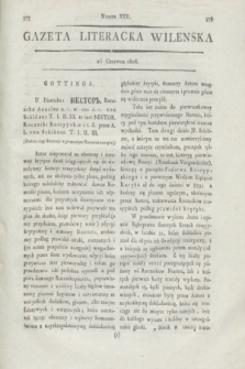 Gazeta Literacka Wilenska. [R.1], [Cz.1], nr 25 (23 czerwca 1806)
