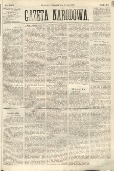 Gazeta Narodowa. 1872, nr 205