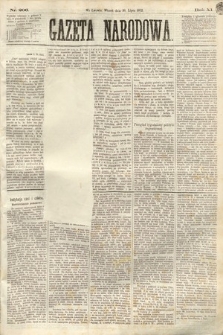 Gazeta Narodowa. 1872, nr 206