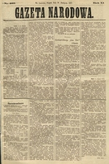 Gazeta Narodowa. 1872, nr 223