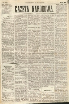 Gazeta Narodowa. 1872, nr 224