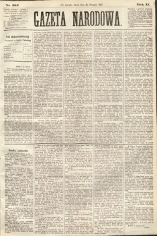 Gazeta Narodowa. 1872, nr 235