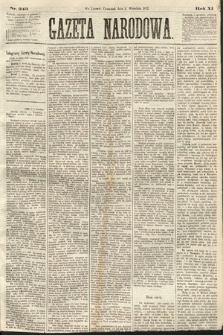 Gazeta Narodowa. 1872, nr 243