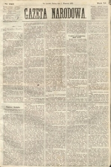 Gazeta Narodowa. 1872, nr 245