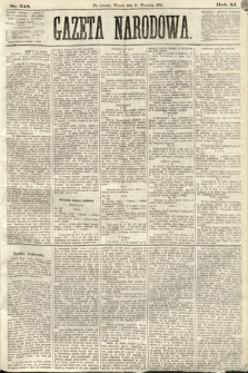 Gazeta Narodowa. 1872, nr 248