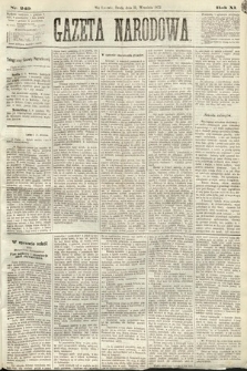 Gazeta Narodowa. 1872, nr 249
