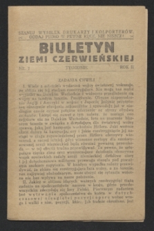 Biuletyn Ziemi Czerwieńskiej. R.2, nr 7 ([1942])