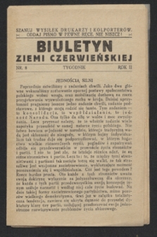Biuletyn Ziemi Czerwieńskiej. R.2, nr 8 ([1942])