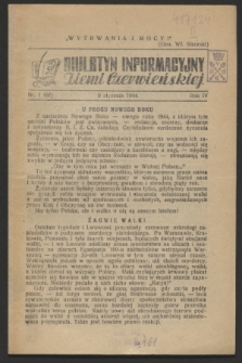 Biuletyn Informacyjny Ziemi Czerwieńskiej. R.4, nr 1 (9 stycznia 1944) = nr 67