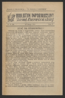 Biuletyn Informacyjny Ziemi Czerwieńskiej. R.4, nr 8 (27 lutego 1944) = nr 74