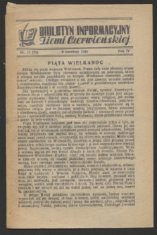 Biuletyn Informacyjny Ziemi Czerwieńskiej. R.4, nr 13 (9 kwietnia 1944) = nr 79