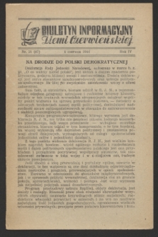 Biuletyn Informacyjny Ziemi Czerwieńskiej. R.4, nr 21 (4 czerwca 1944) = nr 87