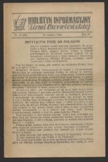 Biuletyn Informacyjny Ziemi Czerwieńskiej. R.4, nr 23 (18 czerwca 1944) = nr 89