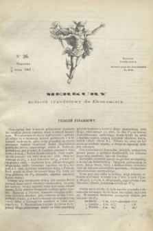 Merkury : dodatek tygodniowy do Ekonomisty. 1867, nr 26 (29 czerwca)