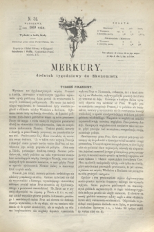 Merkury : dodatek tygodniowy do Ekonomisty. 1869, N. 34 (25 sierpnia)
