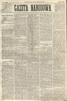 Gazeta Narodowa. 1872, nr 287