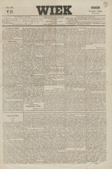 Wiek : wychodzi rano codziennie, wyjąwszy dni poświąteczne. 1864, nr 23 (12 marca)