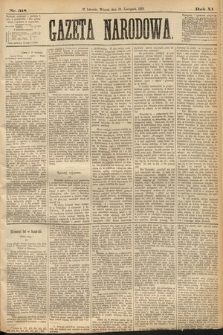 Gazeta Narodowa. 1872, nr 318