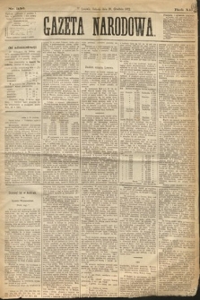 Gazeta Narodowa. 1872, nr 356