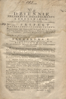 Dziennik Prefektury Departamentu Lubelskiego. 1816, Nro 5 (28 lutego)