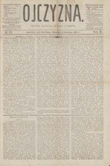Ojczyzna : dziennik polityczny, literacki i naukowy. R.2, № 29 (9 kwietnia 1865)