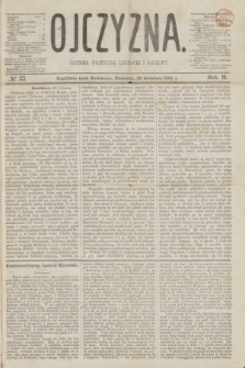 Ojczyzna : dziennik polityczny, literacki i naukowy. R.2, № 33 (23 kwietnia 1865)
