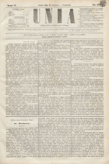 Unia. [R.2], nr 75 (23 czerwca 1870)