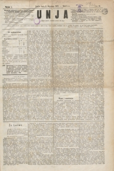 Unja. R.3, nr 1 (1 stycznia 1871)
